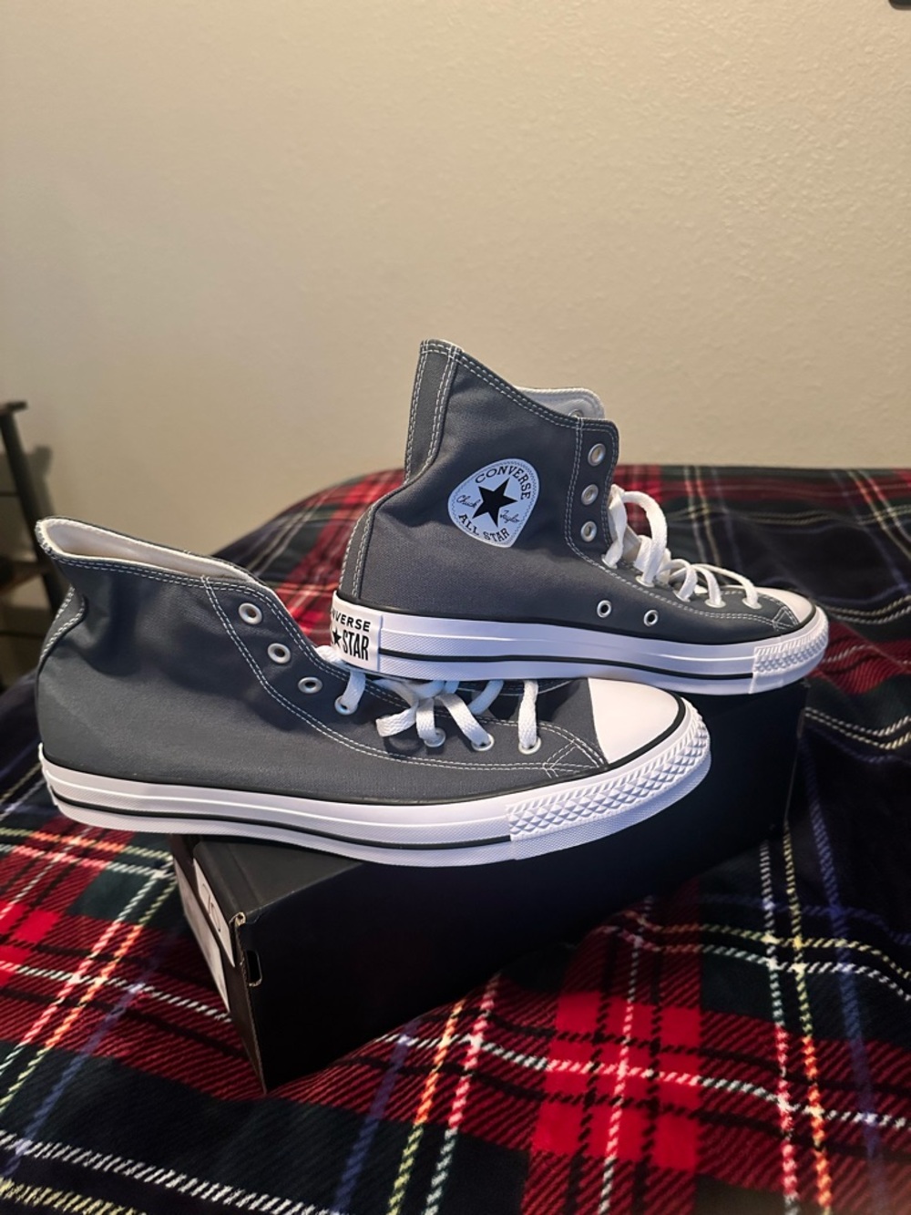 Converse Black Shoe Box with White Label